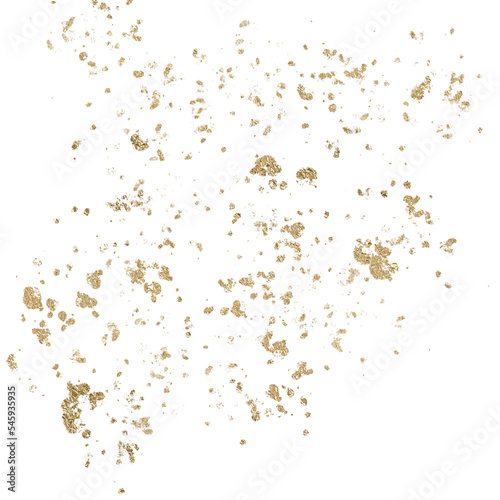 Gold Elements on Transparent Background for Graphic Designers