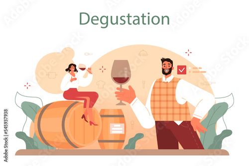 Food critic concept. Professional blogger making review and ranking