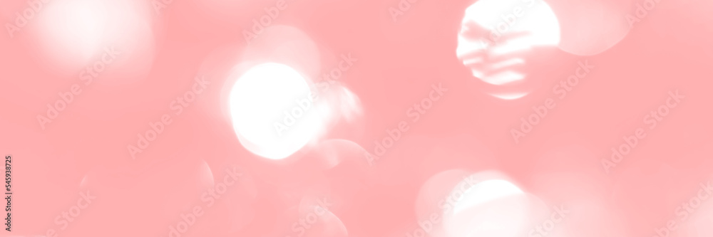 Blurred lights pink background, banner texture. Abstract bokeh with soft light header. Wide screen wallpaper. Panoramic web banner with copy space for design Blurred lights pink background, banner texture. Abstract bokeh with soft light header. Wide screen wallpaper. Panoramic web banner with copy space for design