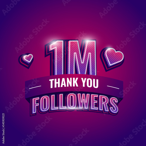 thank you for 1M followers