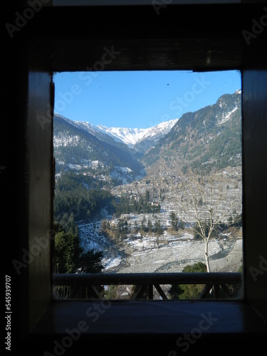view from the window in the mountains © Girish