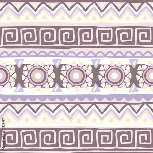 Aztec tribal seamless pattern. Native American Southwest, Navajo for wallpaper, fabric, textile, blanket, scrapbook