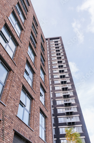 london, united kingdom, october 22, 2022: orchard place residential development on the river lea, london e14 