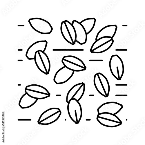 kilning beer production line icon vector illustration