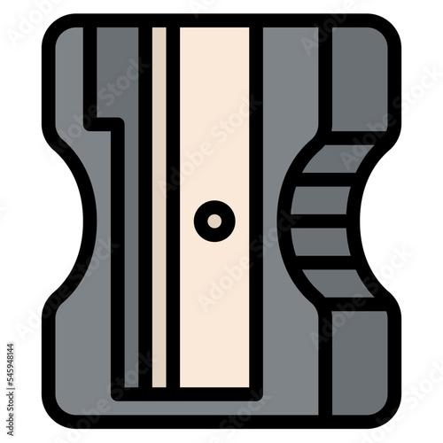 pencil sharpener stationery office supply icon