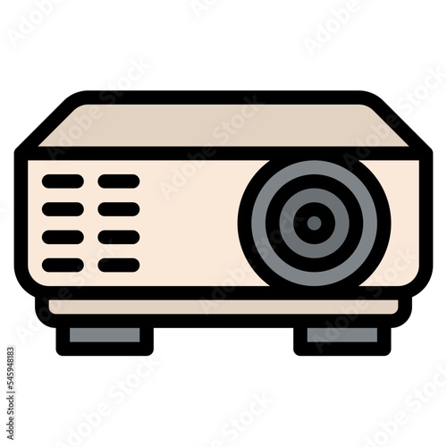 projector device stationery office supply icon