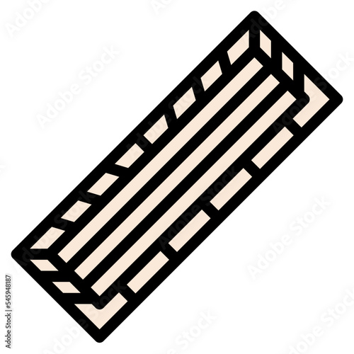 protractor measure stationery school supply icon