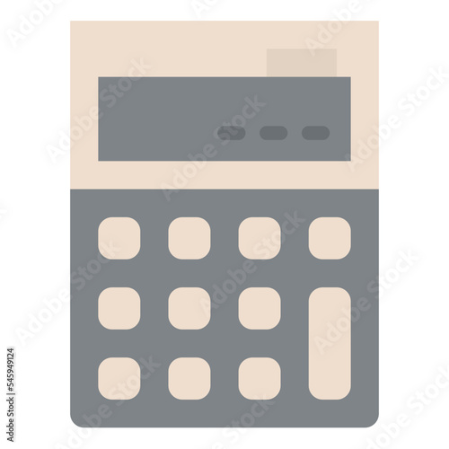 calculator math stationery office supply icon