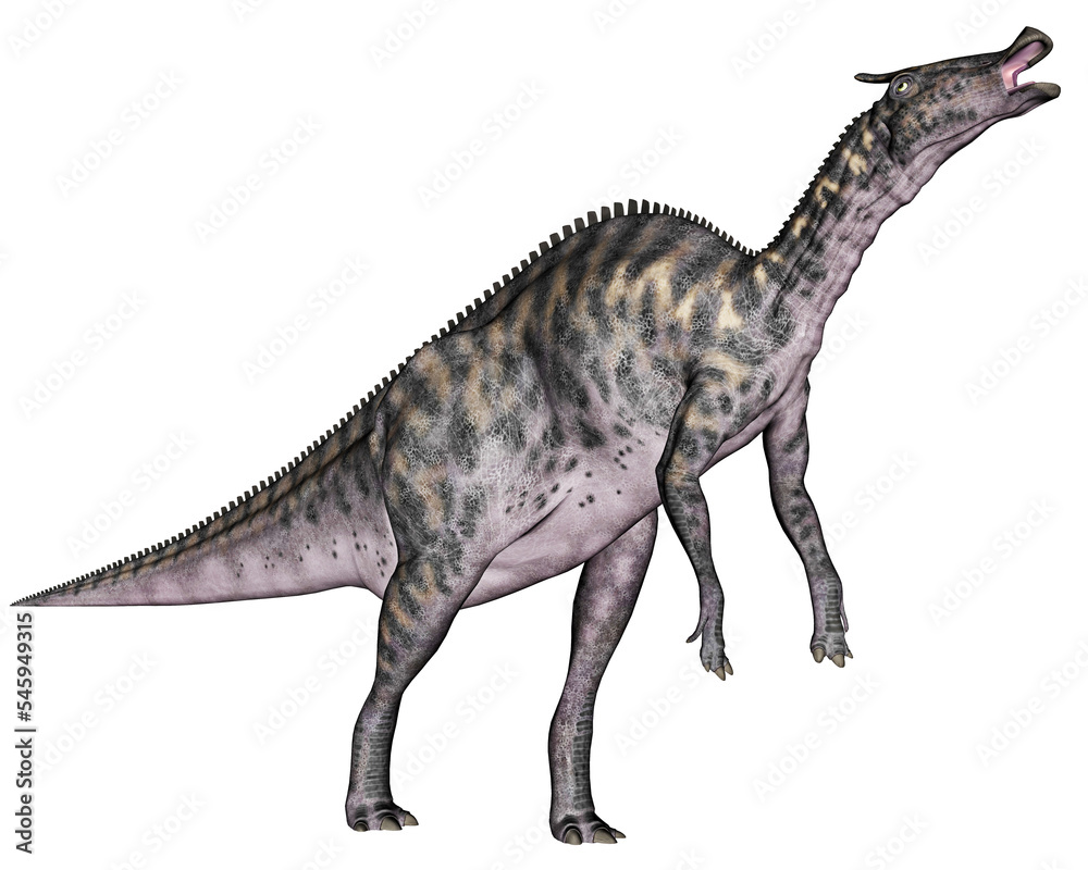 Fototapeta premium Saurolophus dinosaur - 3D render