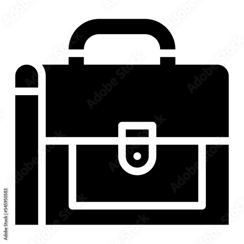 briefcase bag stationery office supply icon
