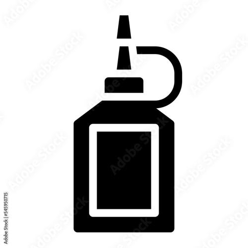 glue sticking stationery office supply icon