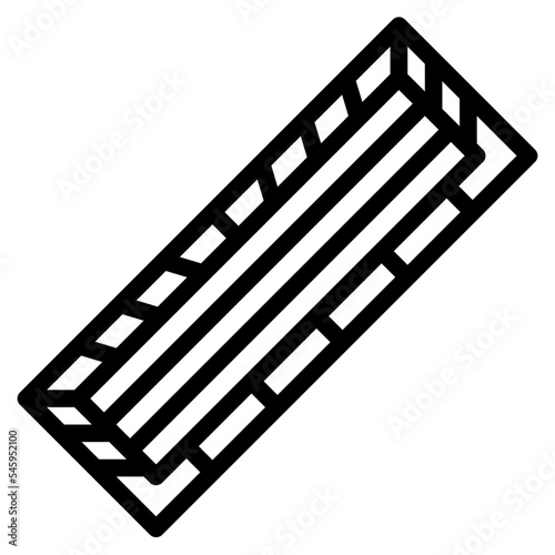 protractor measure stationery school supply icon