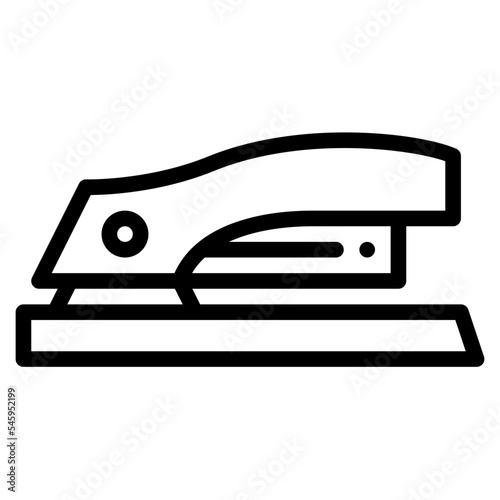 stapler stapling machine stationery office supply icon