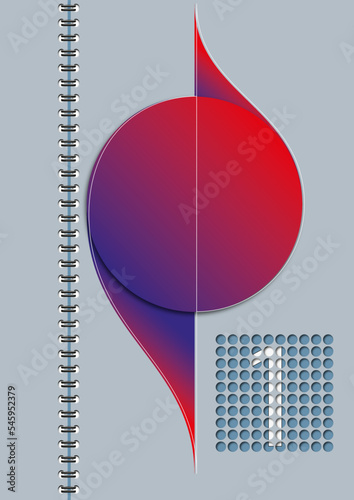 Layout Raster Zahl 1