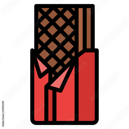 wafer sweet snack sugar icon