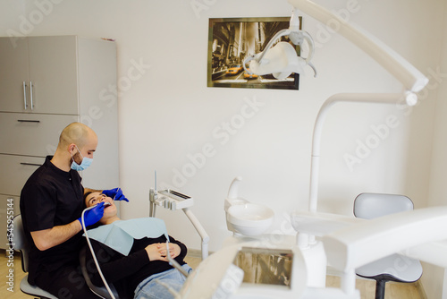 At the dentist s examination