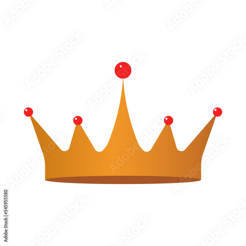 Crown icon on white background. Vector illustration. EPS 10.