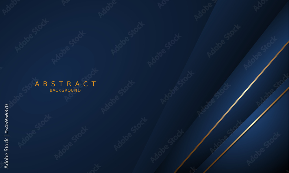 dark blue luxury premium background and gold line. dark blue luxury premium background and gold line.