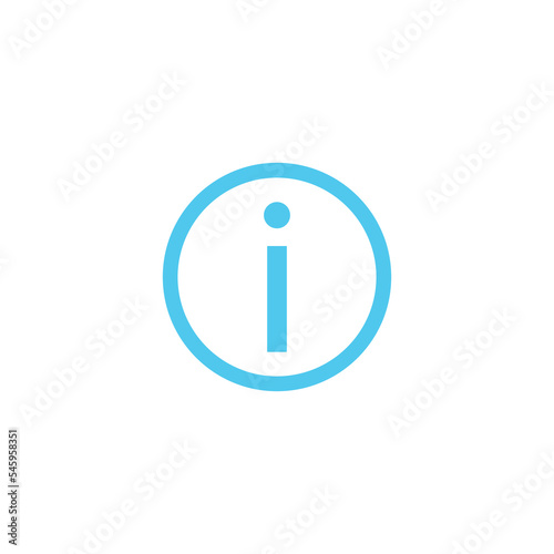info sign web vector icon