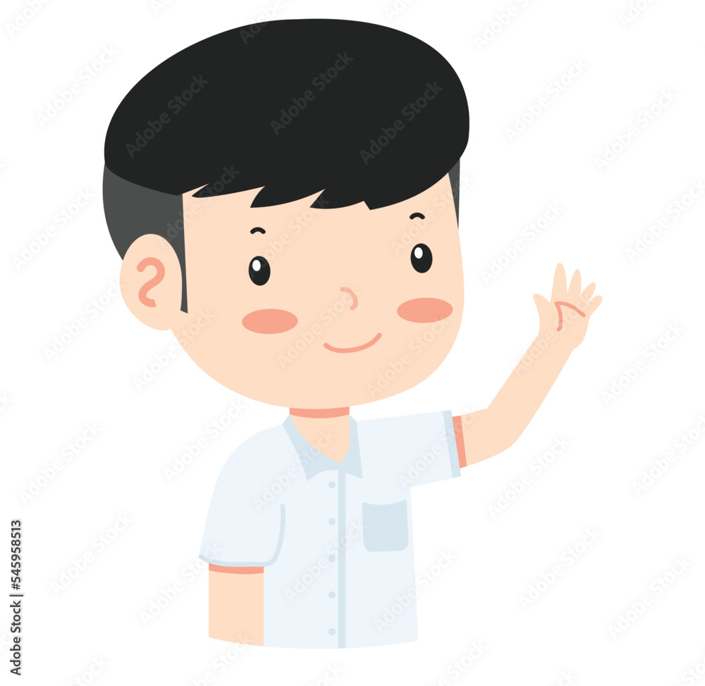 student the boy Raising Hand cartoon student the boy Raising Hand cartoon