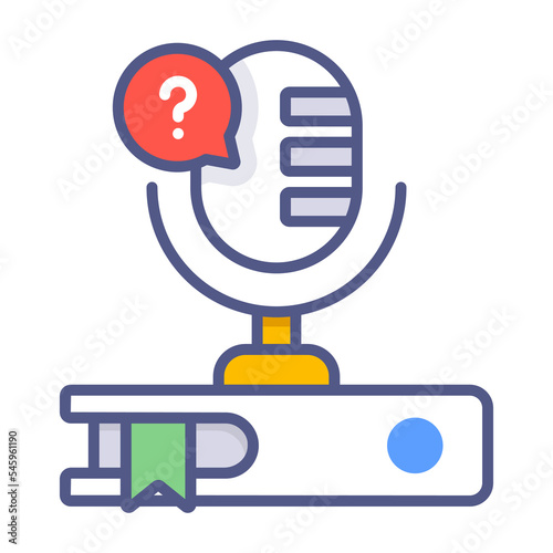 Question, ask, information Modern concepts flat design, Premium quality vector illustration concept. Vector symbol.