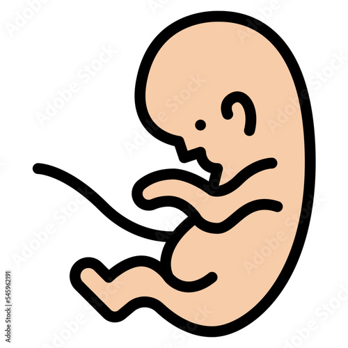 fetus baby unborn fertilization icon