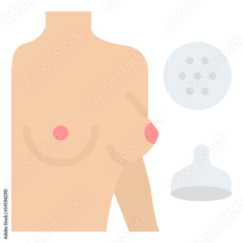 breast pads nipple shields milk maternity icon