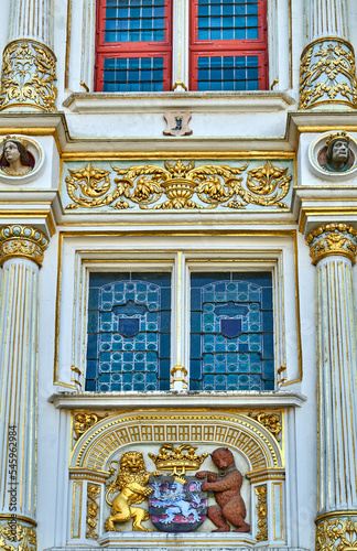 Bruges historic and traditional architectures