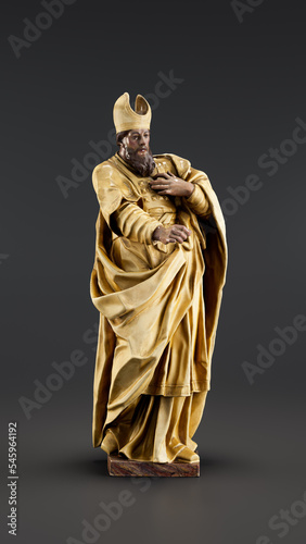 Obraz na płótnie Rzezba of Aaron the High Priest, Sculpture of a Jewish priest
