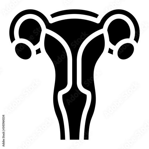 uterus woman organ womb icon