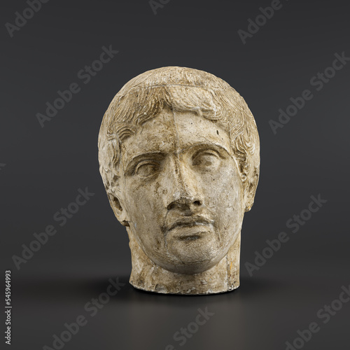 Photos Plaster cast of an ancient sculpture