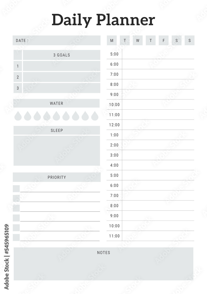 Simple Daily Planner Simple Daily Planner
