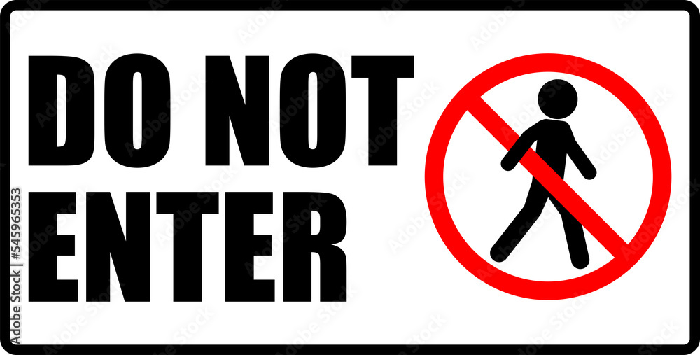 Red White Restricted Area Authorized Personnel Only Symbol Warning Precaution Sign, Do Not Entry Isolated White Label, No Trespassing isolated illustration Red White Restricted Area Authorized Personnel Only Symbol Warning Precaution Sign, Do Not Entry Isolated White Label, No Trespassing isolated illustration