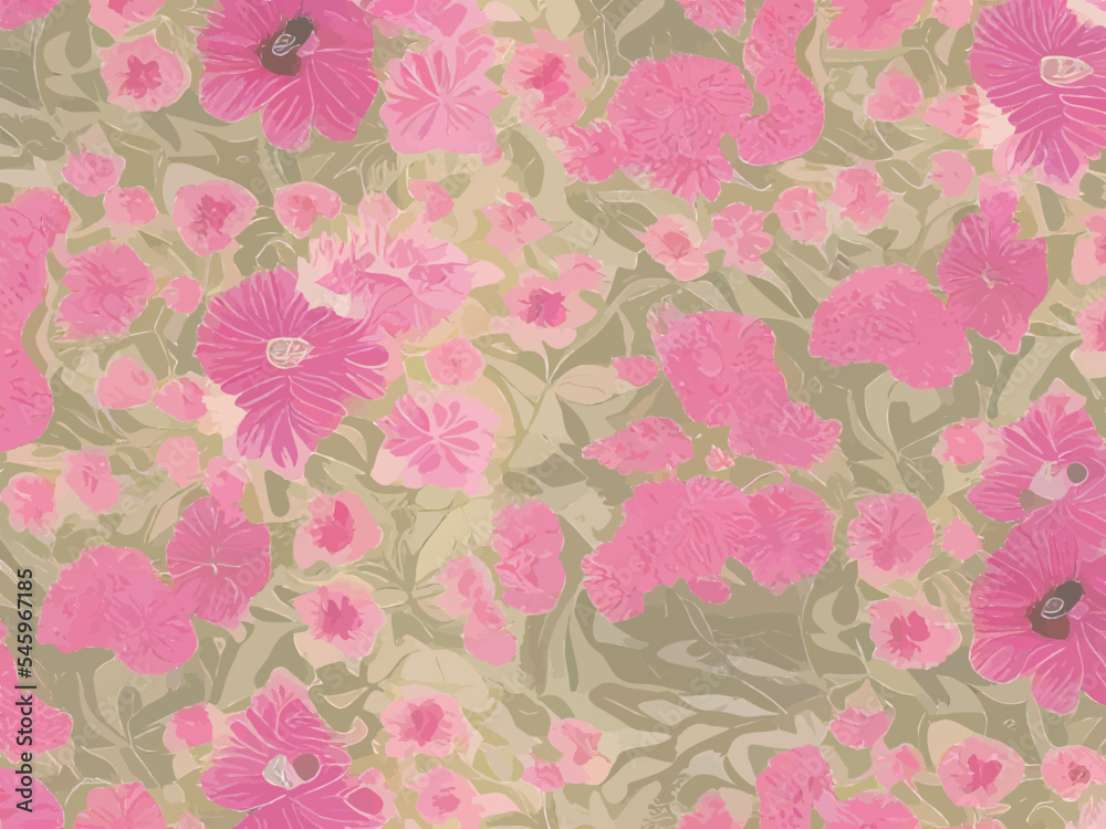 seamless background with flowers seamless background with flowers