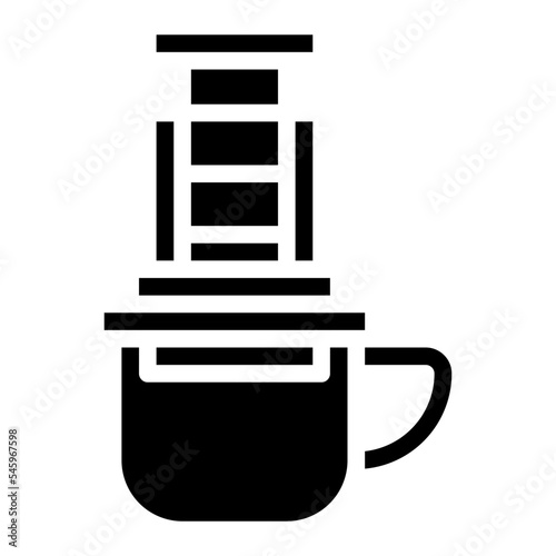 aeropress coffee maker coffee coffee shop icon