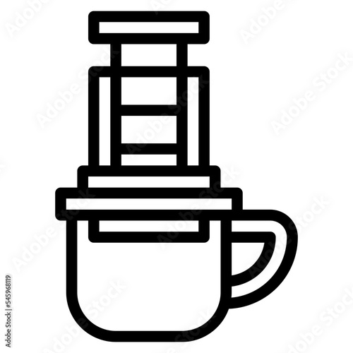 aeropress coffee maker coffee coffee shop icon
