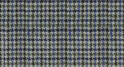 tweed hound tooth pattern textile	                     