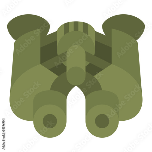 binoculars patrol army military icon