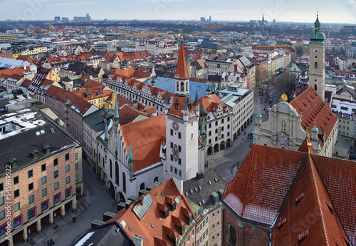 Blick über München vom Alten Peter 