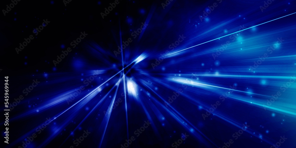 Fototapeta premium 2d illustration Abstract futuristic electronic circuit technology background
