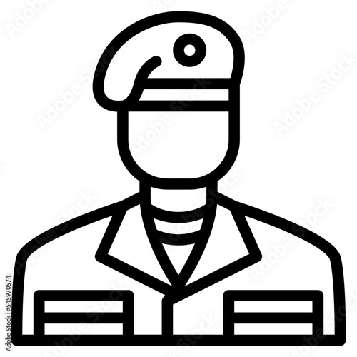 soldier man military army icon