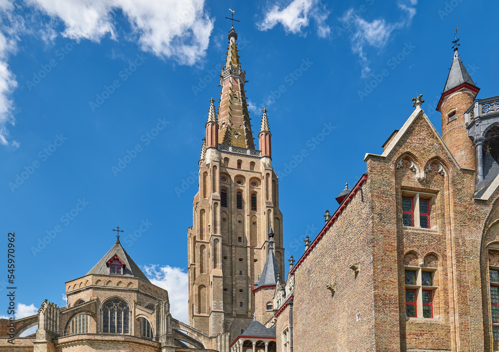 Bruges historic and traditional architectures