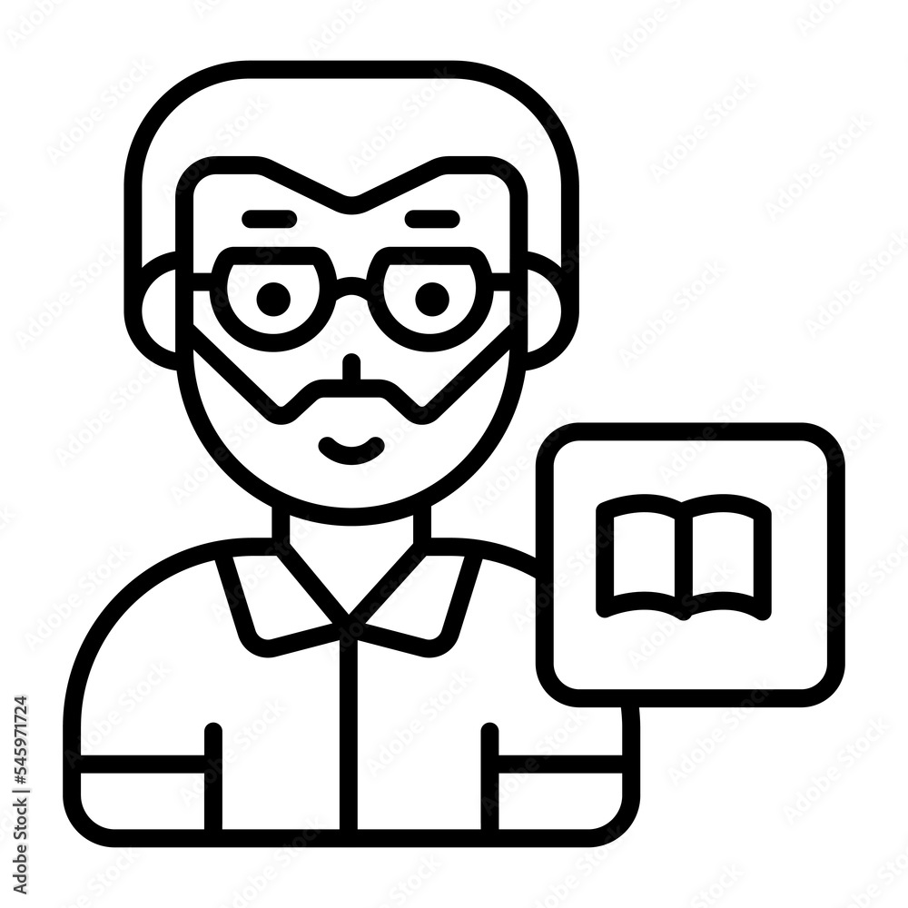 Professor, teacher, Modern concepts flat design, Premium quality vector illustration concept. Vector symbol. Professor, teacher, Modern concepts flat design, Premium quality vector illustration concept. Vector symbol.