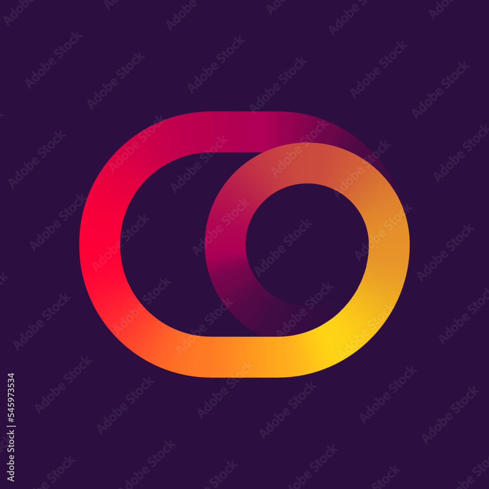 Creative bright font. Gradient color alphabet Letters set. Letter O. Text lettering. Logo design template. Creative modern trendy 0 typography. Creative bright font. Gradient color alphabet Letters set. Letter O. Text lettering. Logo design template. Creative modern trendy 0 typography.