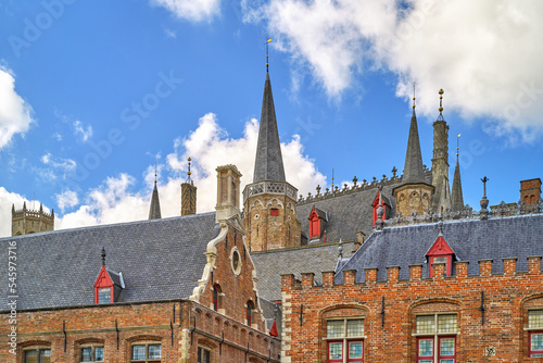 Bruges historic and traditional architectures