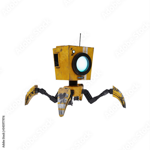 robot with a camera