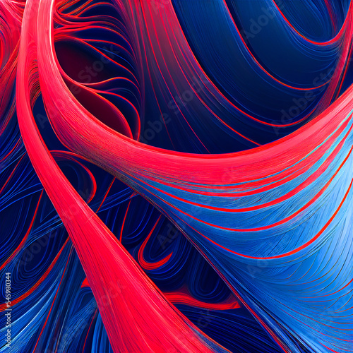 red and blue background