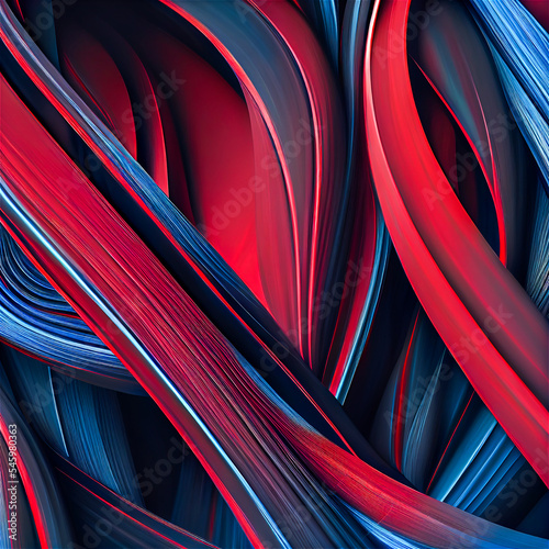 red and blue background