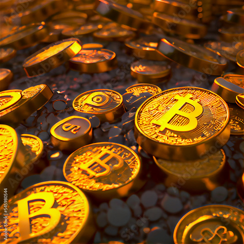 Bitcoins background