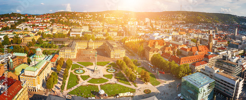 Schlossplatz in Stuttgart, Germany photo